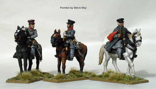 Prussian High Command Field-Marshal von Blucher, Lt-Gen von Gneisenau and Maj-Gen von Pirch I Perry