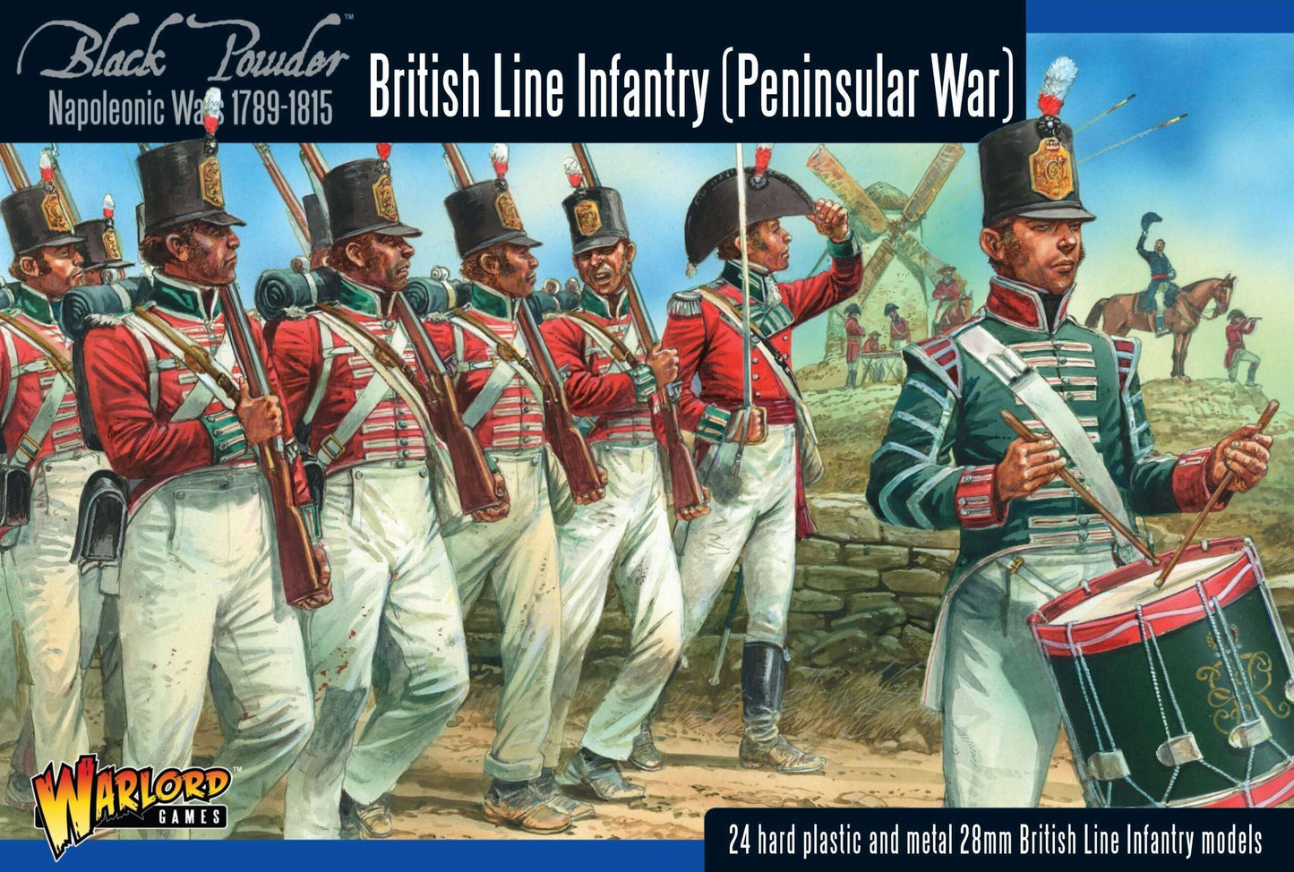 Black Powder, British Line Infantry (Peninsular War) by Warlord
