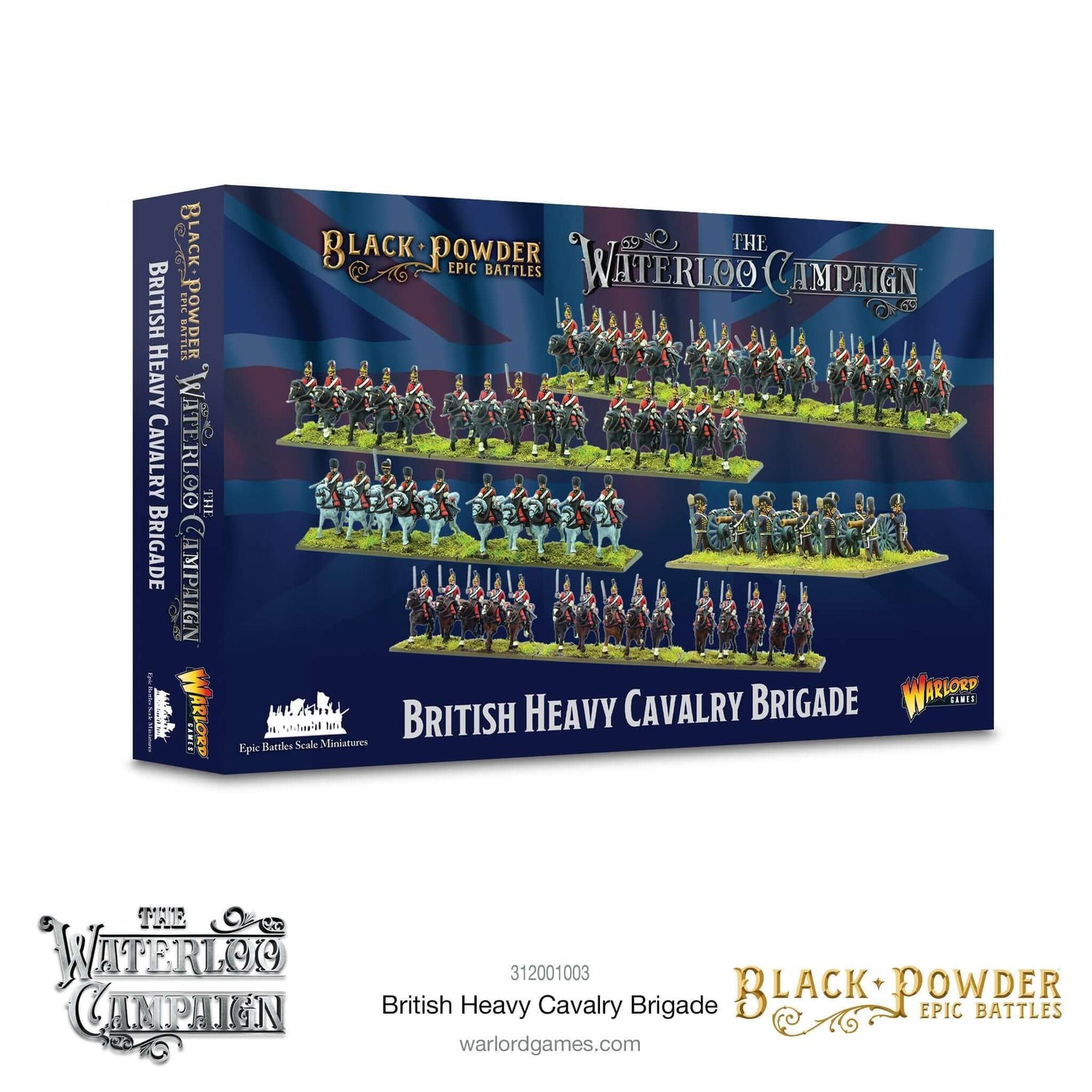 Black Powder Epic Battles: Waterloo - British Heavy Cavalry Brigade:  Warlord
