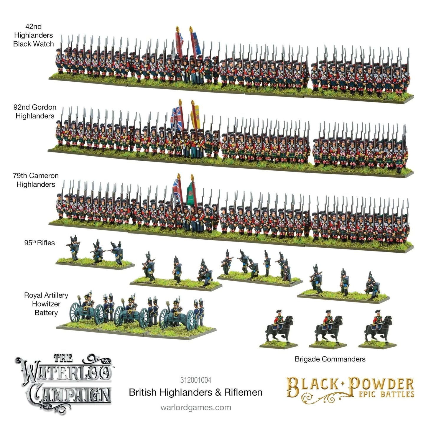 Black Powder Epic Battles: British Highlanders & Riflemen: Warlord