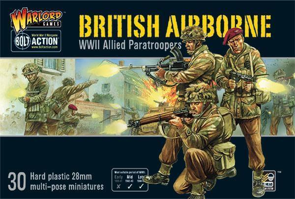 British Airborne WWII Allied Paratroopers Bolt Action WARLORD