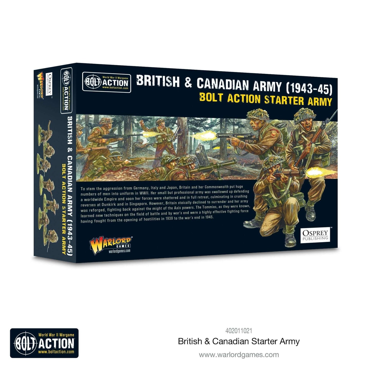 British & Canadian Army (1943-45) Starter Army Bolt Action WARLORD