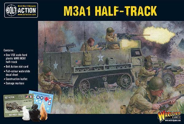 M3A1 Half-track USA Tank  Bolt Action