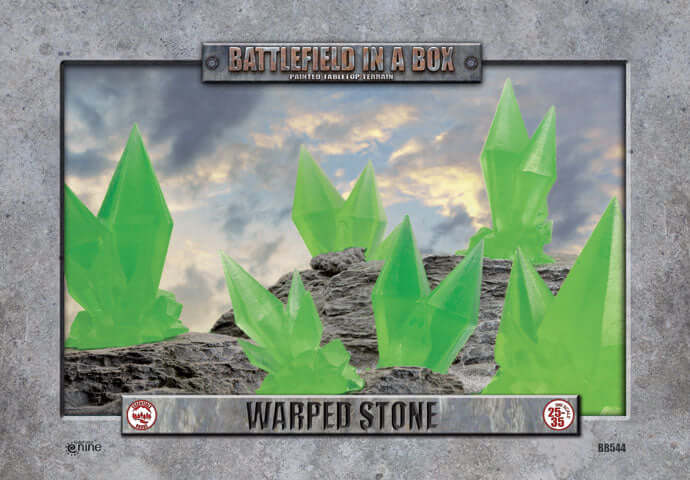 Battlefield in a Box: Warped Stone wargaming terrain