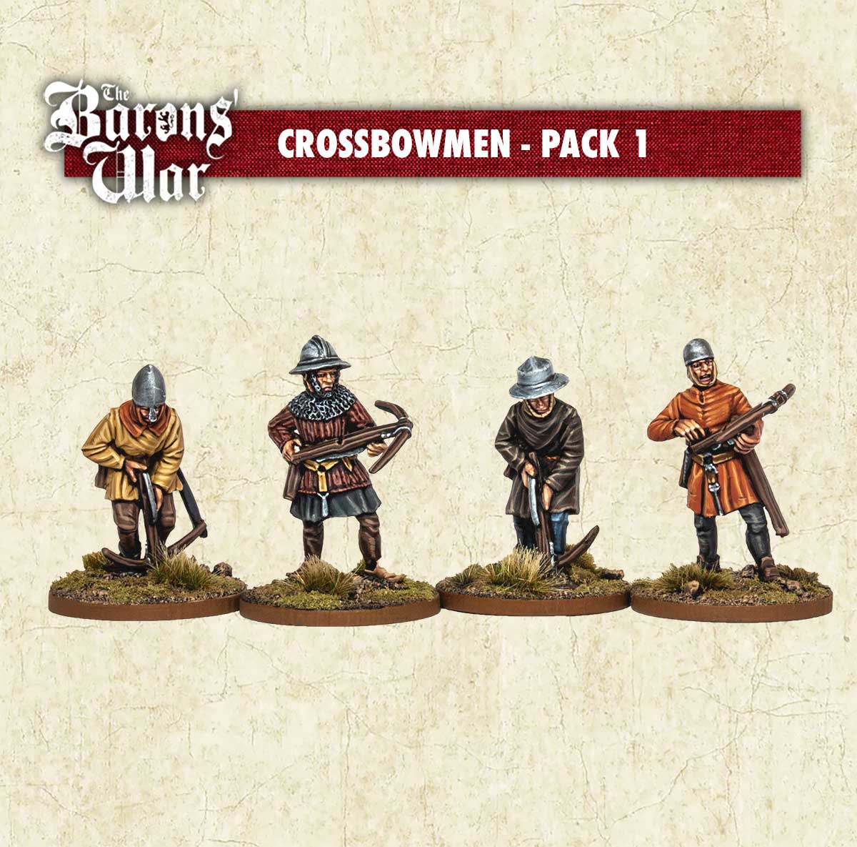 Crossbowmen 1 Footsore medieval historical miniatures