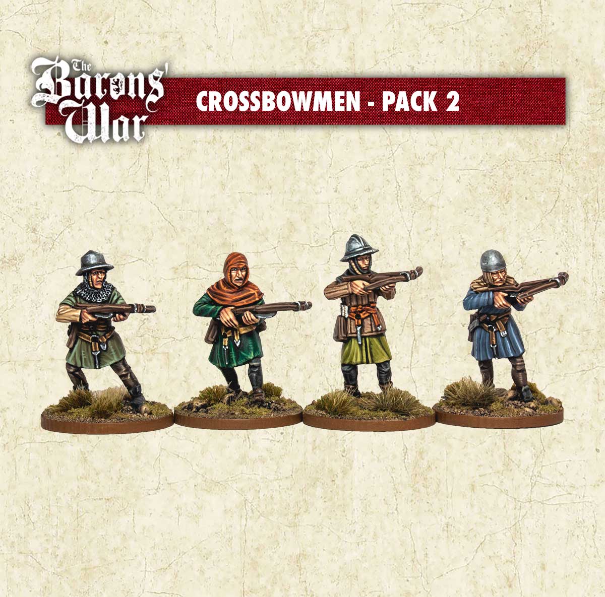 Crossbowmen 2 Footsore medieval historical miniatures