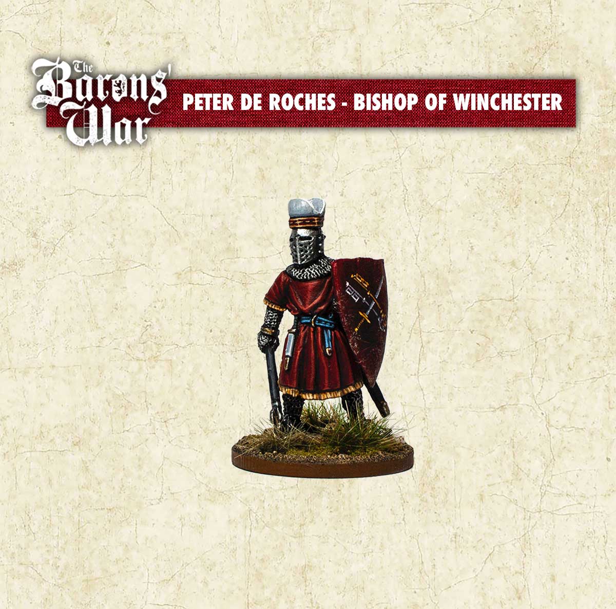 Peter des Roches - Bishop of Winchester Footsore medieval historical miniatures