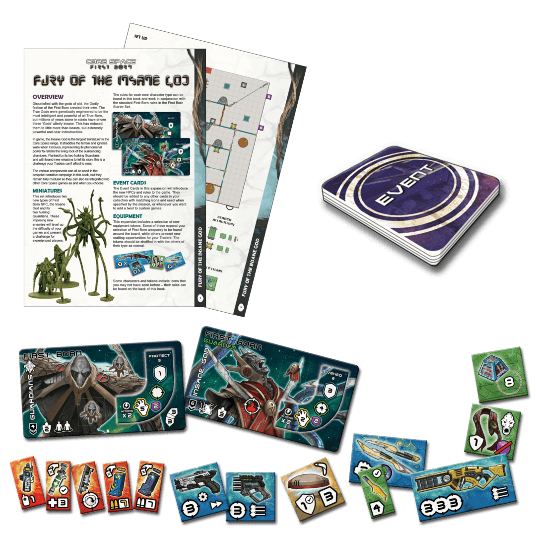 Battle Systems: CORE SPACE FURY OF THE INSANE GOD EXPANSION