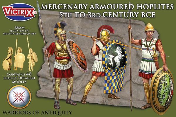 Mercenary Armoured Hoplites 5th-to 3rd Century BCE Victrix historical wargaming miniatures