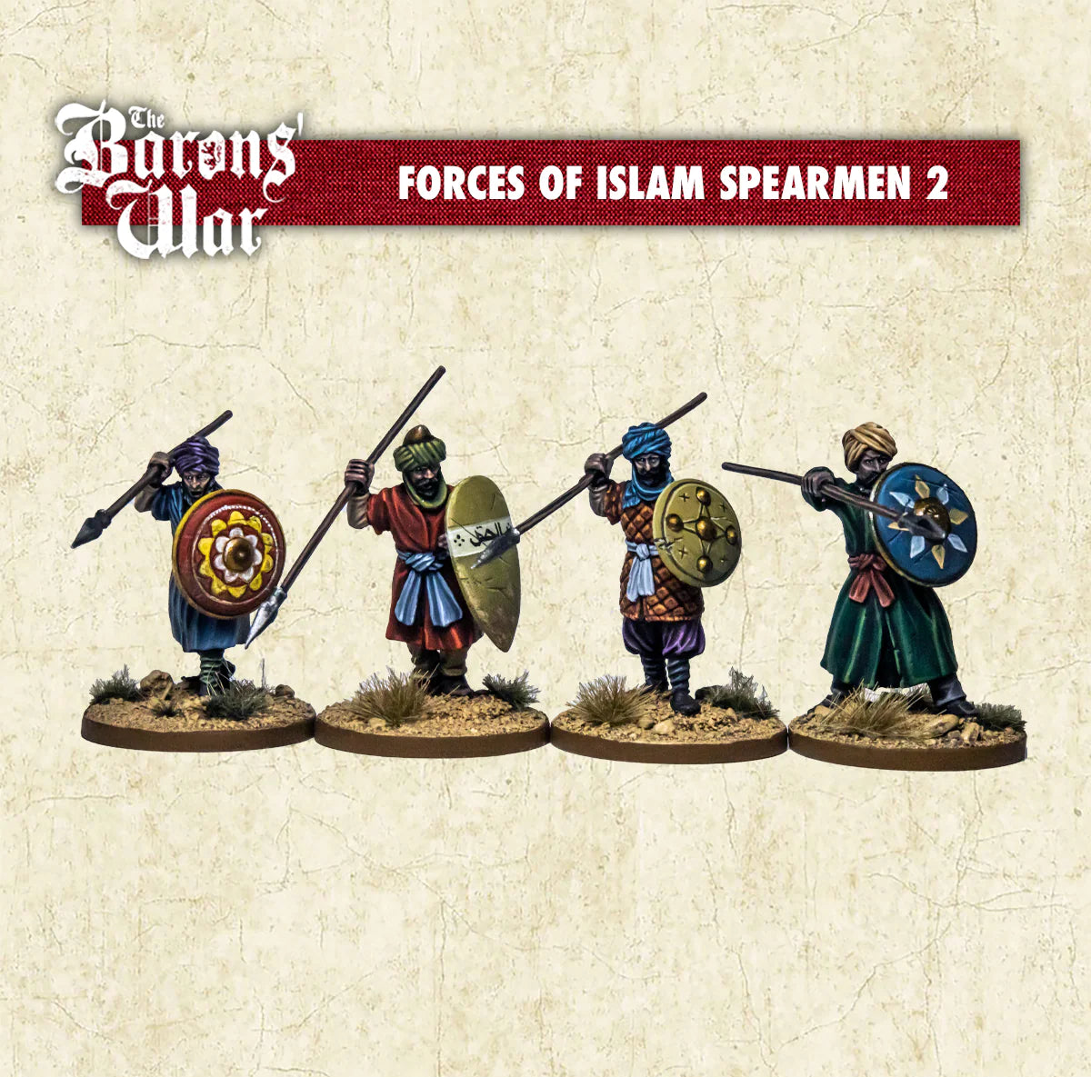 Forces of Islam Spearmen 2: Barons Wars Outremer