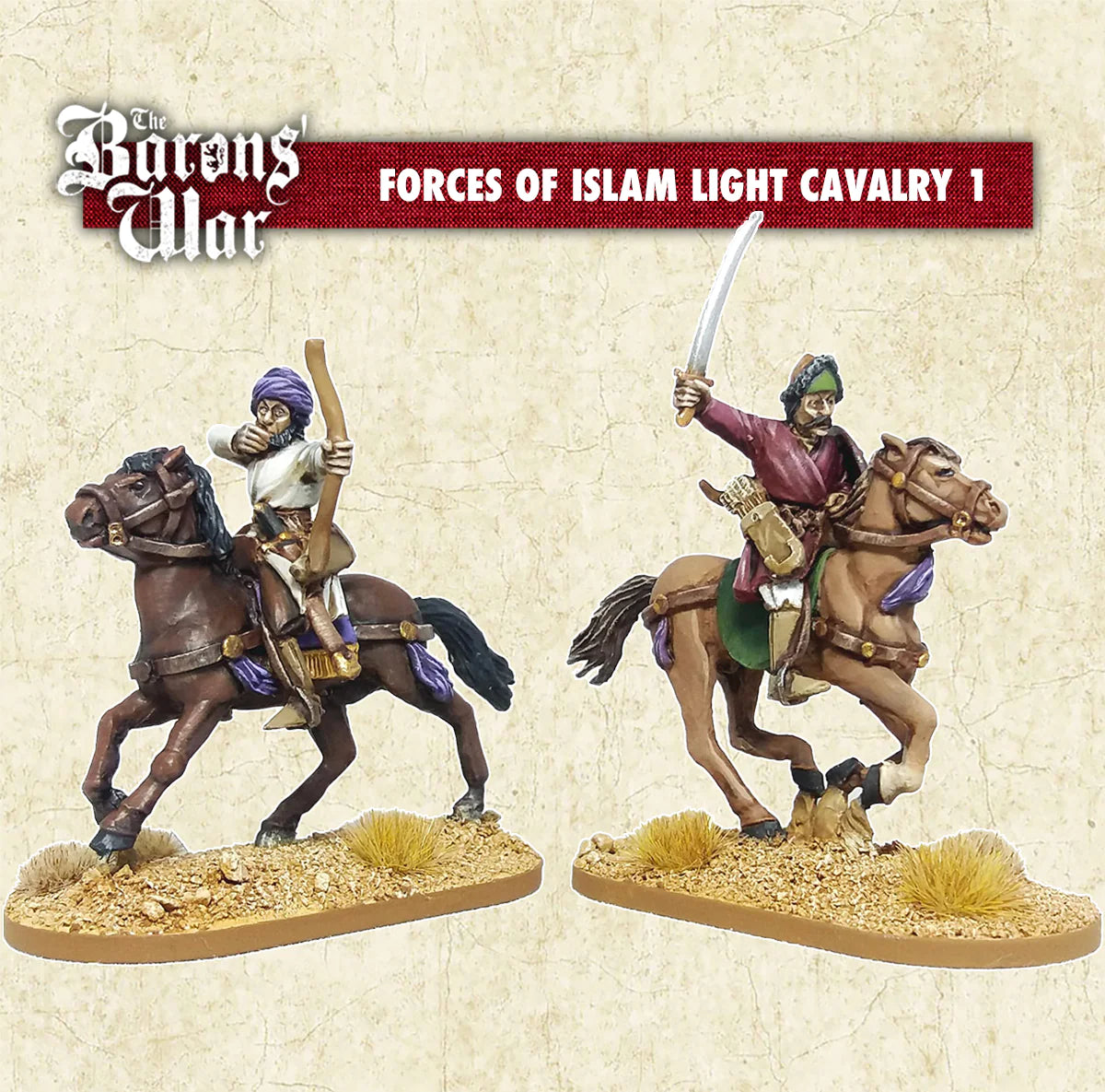 Forces of Islam Light Cavalry 1: Barons War Outremer