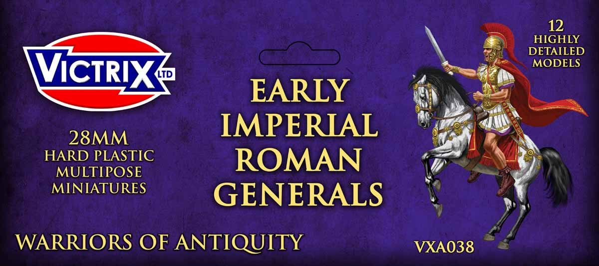 EARLY IMPERIAL ROMAN GENERALS VICTRIX historical wargaming miniatures