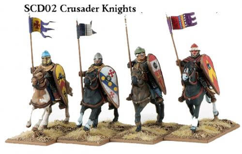 Mounted Crusader Knights (Hearthguards) (4) Saga Gripping Beast
