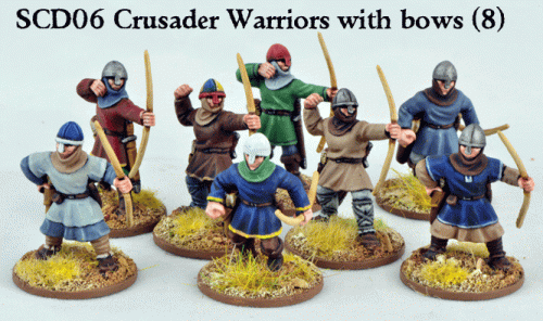 Crusader Sergeants with Bows (Warriors) (8) Gripping Beast