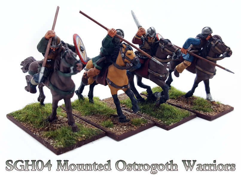 Mounted Ostrogoth Warriors (8) Saga miniatures