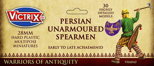 Persian Unarmoured Spearmen Victrix historical wargaming miniatures