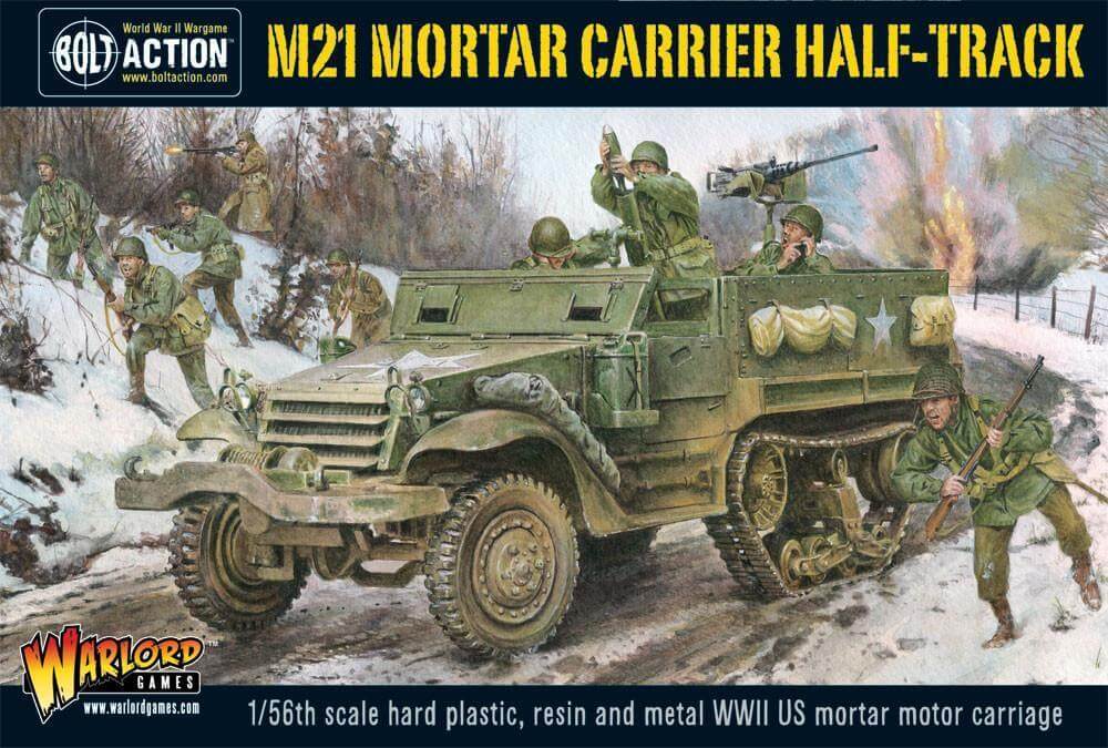 M21 Mortar Carrier Half-track tank USA Bolt Action