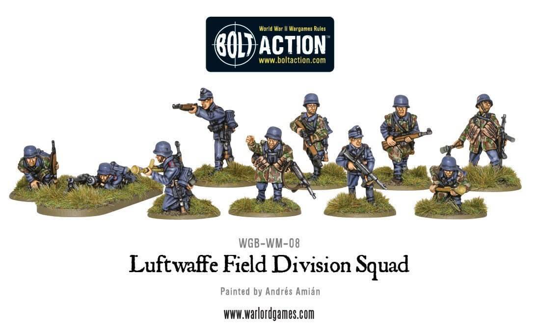 Luftwaffe Field Division Squad: German :  Bolt Action