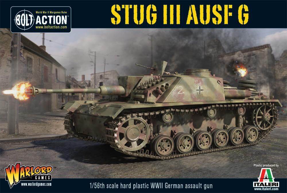 Stug III ausf G or StuH-42 plastic box set German tank Bolt Action