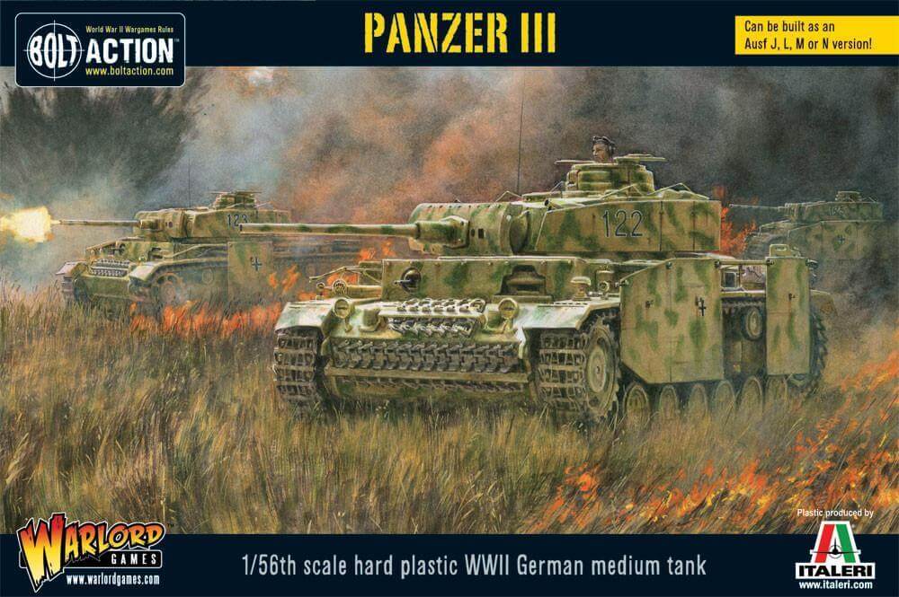 Panzer III German tank Bolt Action