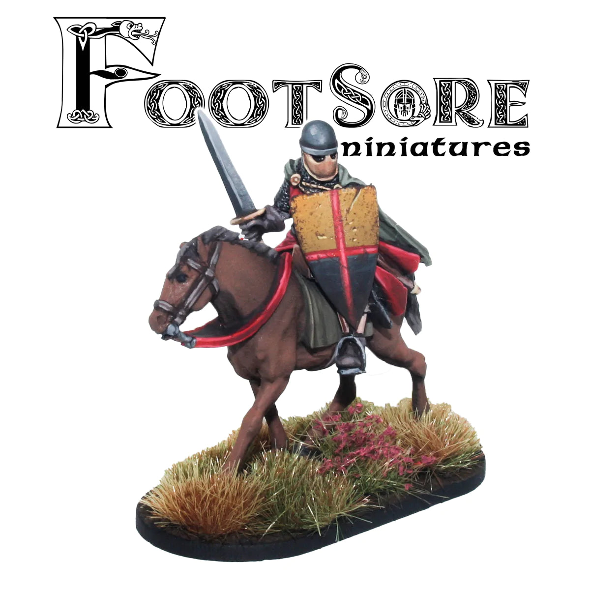 Welsh Mounted Medieval Commander: Footsore Miniatures
