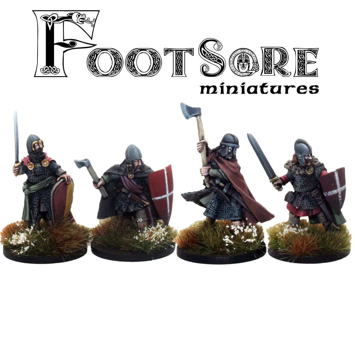 Welsh Medieval Hearthguard: Footsore Miniatures