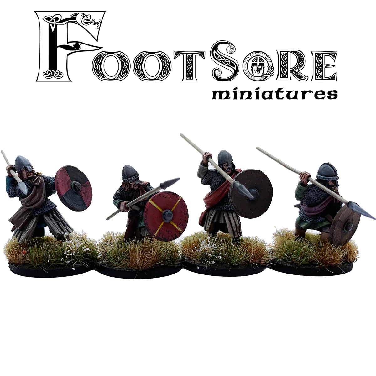Welsh Dark Age Armoured Spearmen: Footsore Miniatures