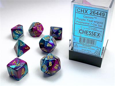 Chessex Polyhedral RPG Dice (Click to see color options) RPG D&D Board Game Dice