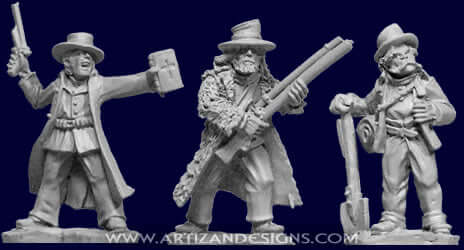 Frontier Characters ( Cowboys ) Artizan miniatures