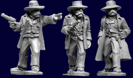 Lawmen II.The Earps (Cowboys) Artizan miniatures