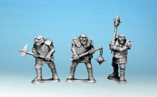 Ogres with 2 Handed Weapons Crusader Miniatures