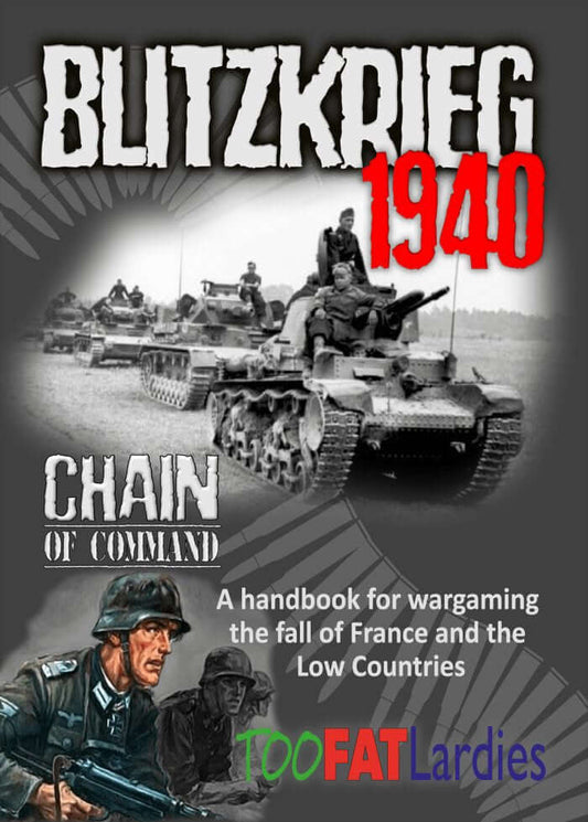 Chain of Command: Blitzkrieg 1940 Paperback Rulebook