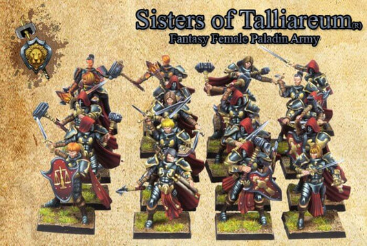 Sisters of Talliareum Shield Wolf miniatures