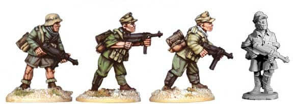 Deutsches Afrika Korps Sub-Machine Guns I WWII Artizan miniatures