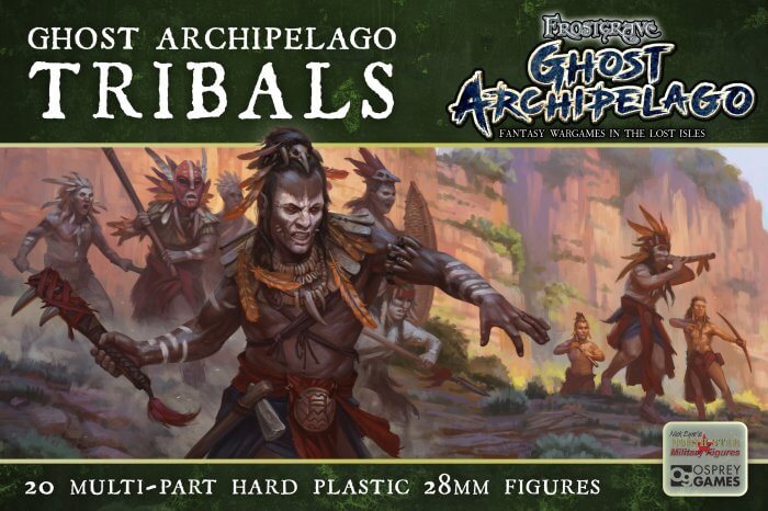 Ghost Archipelago Tribals, Frostgrave by Northstar 28mm Fantasy miniatures Great for Dungeons & Dragons