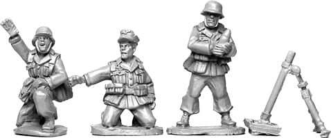 Deutsches Afrika Korps Mortar team WWII Artizan miniatures