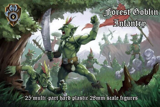 Forest Goblin Infantry: Shield Wolf miniatures