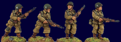 U.S. Airborne Riflemen I WWII Artizan miniatures