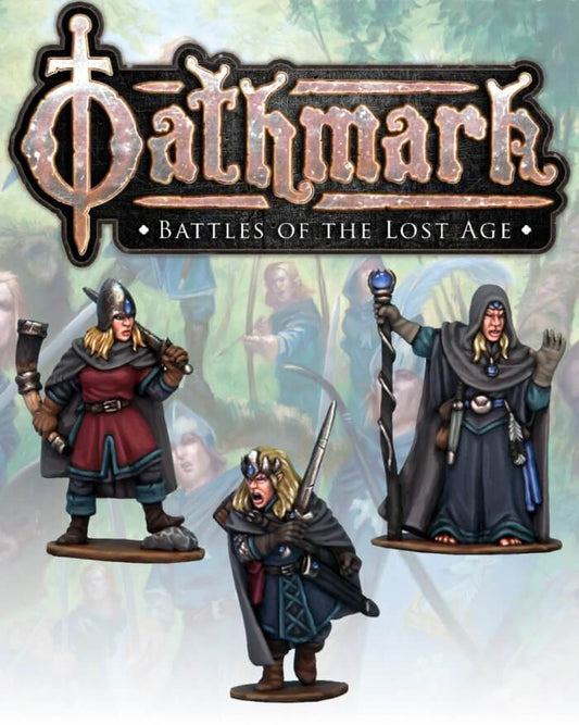 Elf King, Wizard and Musician II for Oathmark by NorthStar Northstar military miniatures