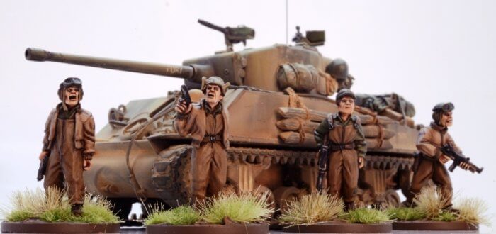 US Tank Crew WWII Artizan miniatures