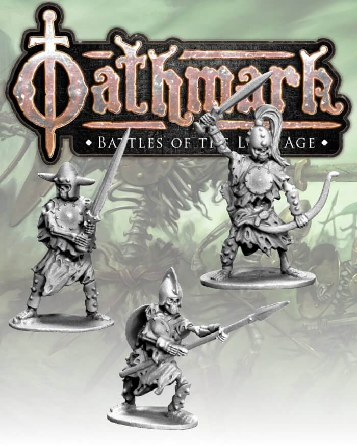 Skeleton Champions for Oathmark by NorthStar Northstar military miniatures