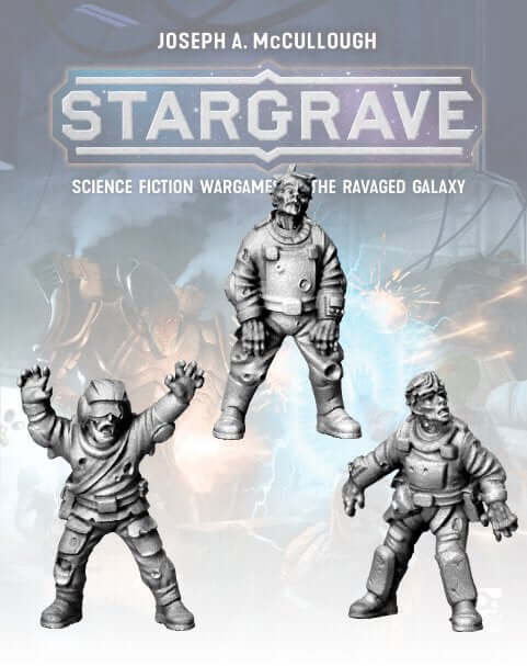 Plague Zombies Stargrave Sci-fi miniatures