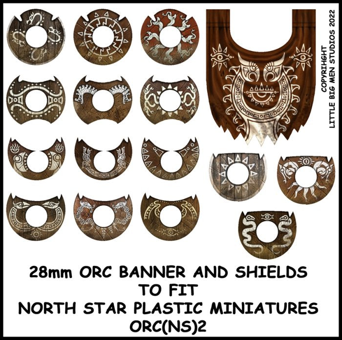 ORC(NS)2 - Orc Banner & Shield Transfers 2: Oathmark decals