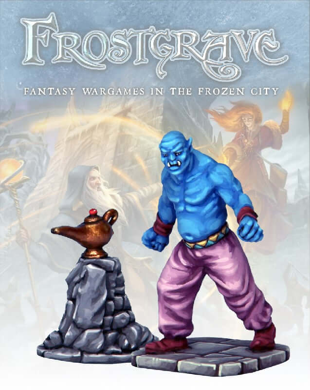 Genie & Lamp Frostgrave 28mm Fantasy miniatures Great for Dungeons & Dragons