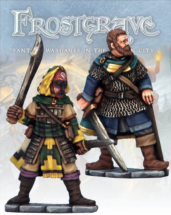 Captains II for Frostgrave by Northstar 28mm Fantasy miniatures Great for Dungeons & Dragons