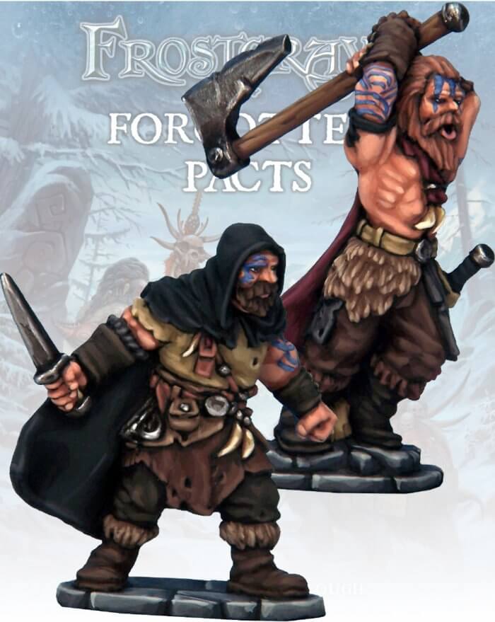 Barbarian Thief and Berserker Frostgrave 28mm Fantasy miniatures Great for Dungeons & Dragons