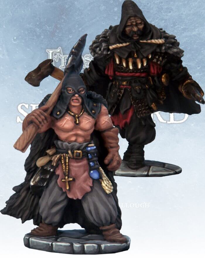 Cultist Captains Frostgrave 28mm Fantasy miniatures Great for Dungeons & Dragons
