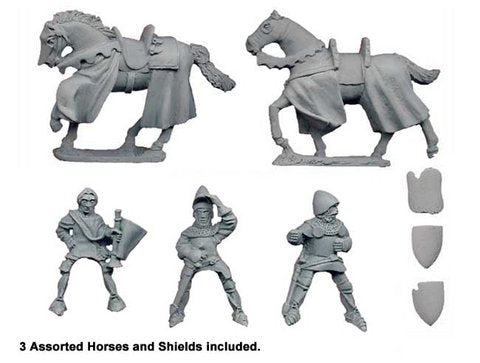 Knights Command: 100 Year War Crusader Miniatures