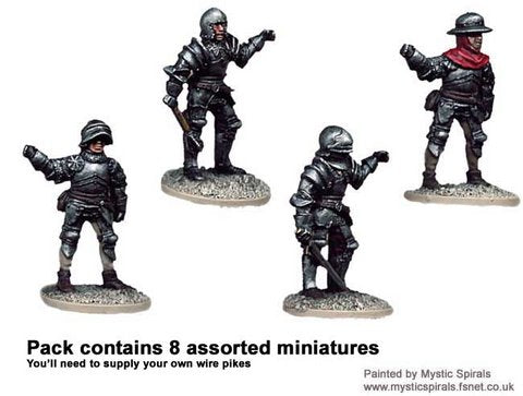 Pikemen in Full Plate: Crusader Miniatures