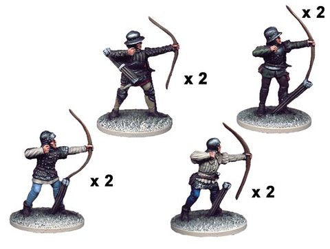 Armoured Longbowmen: Crusader Miniatures